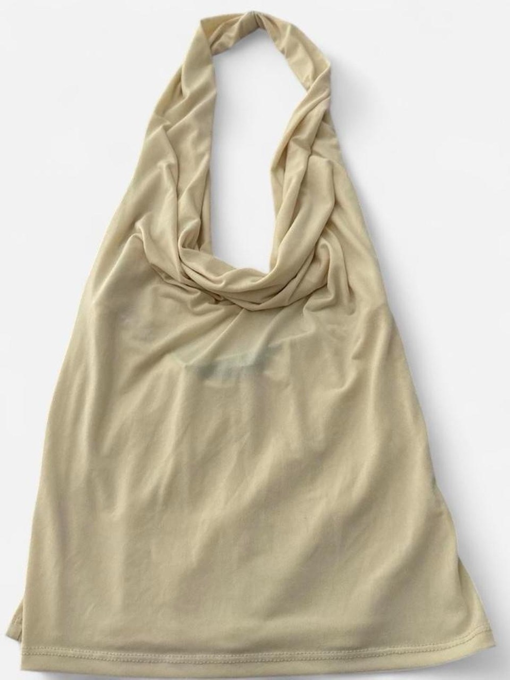 Yellow halter top